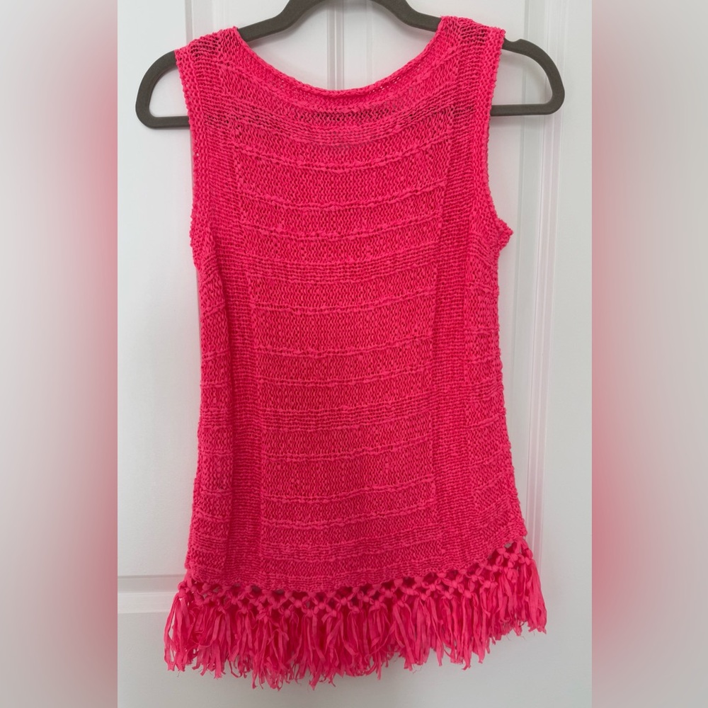 Lilly Pulitzer Neon Pink Top - Picture 6 of 6